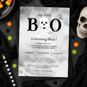 Little Boo Halloween-Geburtstagseinladung Einladung