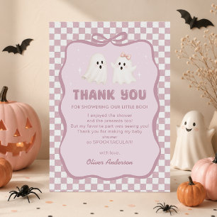 Little Boo Halloween-Geist Dankeskarte