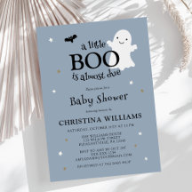 Little Boo Halloween Ghost Boy Baby Dusche