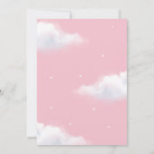 Little Boo Halloween Ghost Pink Baby Dusche Einladung (Rückseite)