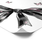 Little Boo Halloween Girl Baby Dusche Willkommen Poster (Ecke)