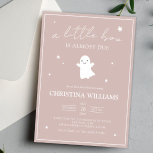 Little Boo Halloween Girl Baby Shower Einladung