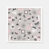 Little Boo Halloween Girl Babydusche Serviette (Vorderseite)