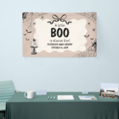 Little Boo Halloween Gothic Baby Shower Banner (Messeveranstaltung)