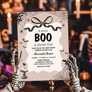 Little Boo Halloween Gothic Baby Shower Einladung