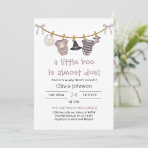 Little Boo Halloween Kleiderdusche Einladung