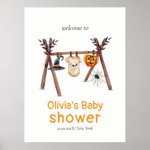 Little Boo Halloween Kleiderdusche Empfang Poster