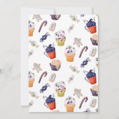 Little Boo Halloween-Party Food Baby Dusche Einladung (Rückseite)