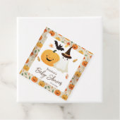 Little Boo Halloween Pattern Baby Dusche Geschenkanhänger (Beispiel)