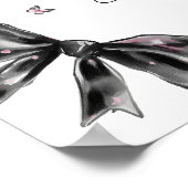 Little Boo Halloween Pink Baby Dusche Empfang Poster (Ecke)