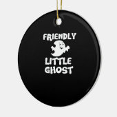 Little Boo Halloween Print Keramik Ornament (Links)