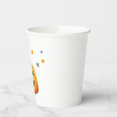 Little Boo Halloween Pumpkin Baby Shower Pappbecher (Links)