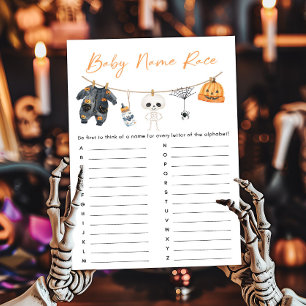 Little Boo Halloween Wäscheleine Babyname Rennen