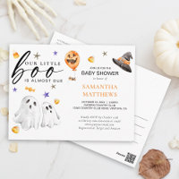 Little Boo Halloween Watercolor Babydusche
