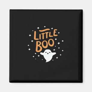 Little Boo, Happy Halloween Vintag Classic Magnet