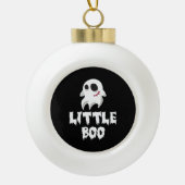 Little Boo In Halloween Cool Graphic Keramik Kugel-Ornament (Vorderseite)