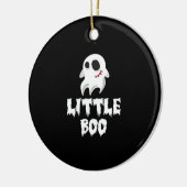 Little Boo In Halloween Cool Graphic Keramik Ornament (Links)