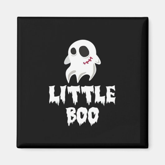 Little Boo In Halloween Cool Graphic Magnet (Vorne)