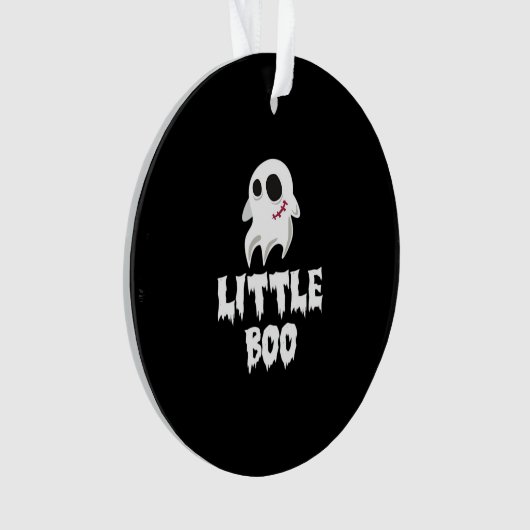 Little Boo In Halloween Cool Graphic Ornament (Vorderseite)