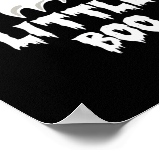 Little Boo In Halloween Cool Graphic Poster (Ecke)