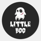 Little Boo In Halloween Cool Graphic Runder Aufkleber (Vorderseite)