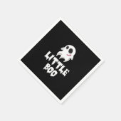 Little Boo In Halloween Cool Graphic Serviette (Ecke)