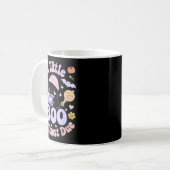 Little Boo Is Almost Due Fun Halloween Cute Pregna Kaffeetasse (Vorderseite Links)