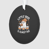 Little Boo Is Almost Due - Halloween Pregnancy Rev Ornament (Vorderseite)