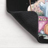 Little Boo Is Almost Due Halloween Theme Girl Baby Mousepad (Ecke)