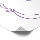 Little Boo is Due clothesline Baby Dusche Willkomm Poster (Ecke)