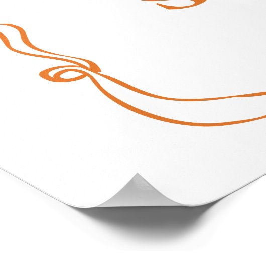 Little Boo is Due clothesline Baby Dusche Willkomm Poster (Ecke)