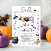 Little Boo is Due Girl Clothesline Babydusche Einladung