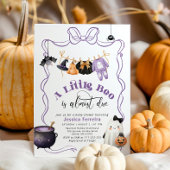 Little Boo is Due Girl Clothesline Babydusche Einladung