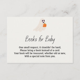Little Boo ist bald fällig Halloween-Baby-Party Begleitkarte