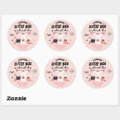 Little Boo ist beinahe Due Baby Shower Stickers (Blatt)