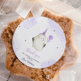 Little Boo ist beinahe mit Baby-Dusche fertig Runder Aufkleber