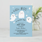 Little Boo ist die Kinderdusche von Halloween Einladung (Stehend Vorderseite)