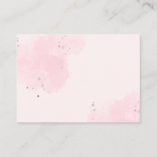 Little Boo ist fast die passende Kinderdusche-Wind Begleitkarte (Rückseite)