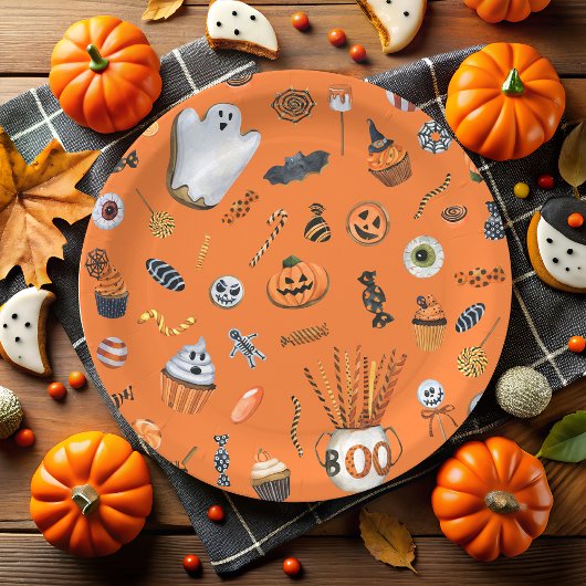 Little Boo ist fast die richtige Baby Dusche Pappteller