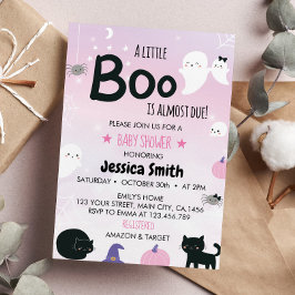 Little Boo ist fast die richtige Ghost Baby Dusche Einladung