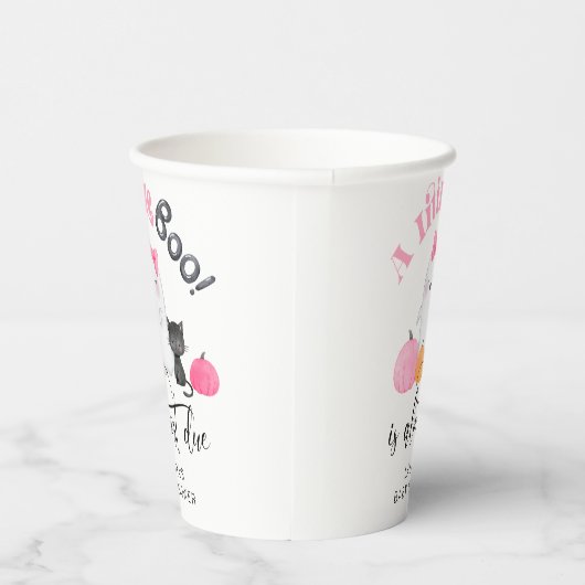 Little Boo ist fast die richtige rosa Babydusche Pappbecher (Rechts)