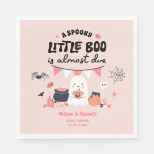 Little Boo ist fast Due Baby Dusche Napkins Serviette