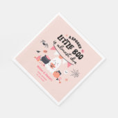Little Boo ist fast Due Baby Dusche Napkins Serviette (Ecke)