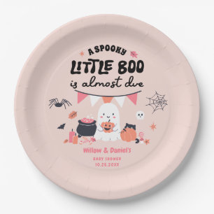 Little Boo ist fast Due Baby Dusche Teller