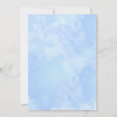 Little Boo ist fast DUE Boy Halloween Baby Dusche Einladung (Rückseite)