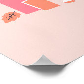 Little Boo ist fast gerade wegen Halloween Babydus Poster (Ecke)