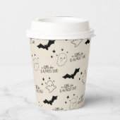 Little Boo ist fast wegen Papiercup Pappbecher (Rückseite)