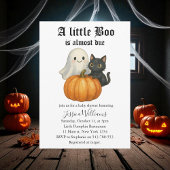Little Boo ist fast zu Halloween Baby-Dusche Einladung