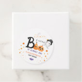 Little Boo ist fast zu Halloween Baby-Dusche Geschenkanhänger (Beispiel)