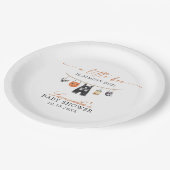 Little Boo ist fast zu Halloween Baby-Dusche Pappteller (Schrägansicht)